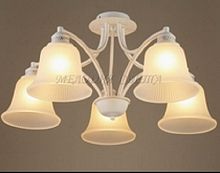 Люстра потолочная пятирожковая Мелодия Света Е27 Белая картинка 